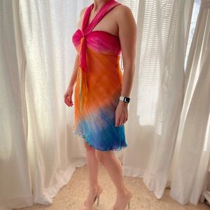 100% silk dress new with tags